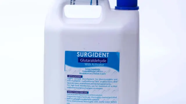 Surgident Glutaraldehyde With Activator in a 5 litre container