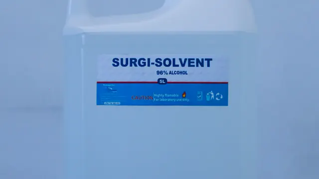 Surgi-solvent laboratory solvent in a 5 litre container